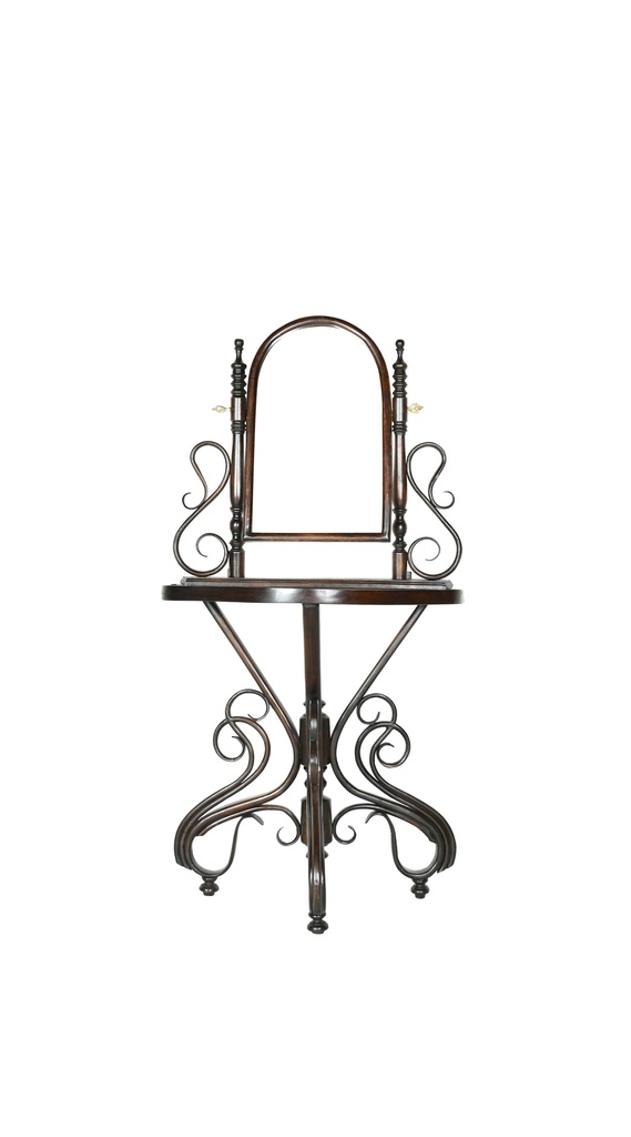 Classic mirror supported on wall